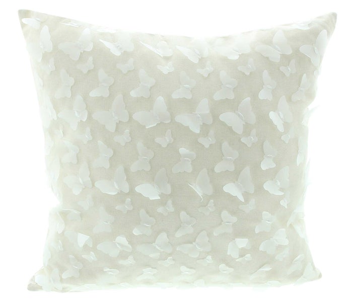 FRANK FLECHTWAREN | Kissenhülle Zarte Schmetterlinge, POLYESTER, 45 x 45 cm