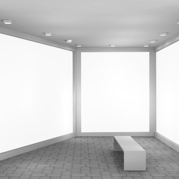 LED-Mini-Panels - Schlanke Oberfläche, quadratisch - IP20 - Weiß - 12 Watt - 900 Lumen - 6400K