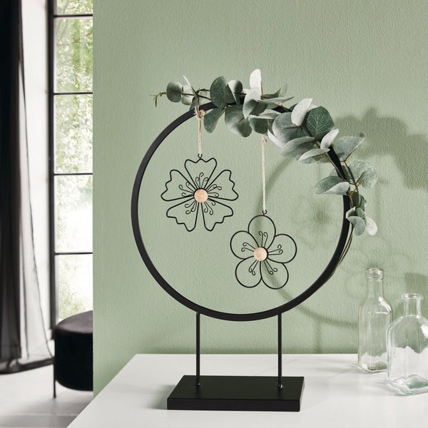 FRANK FLECHTWAREN|Dekoring Metall, 32 x 9 x 43 cm, METALL