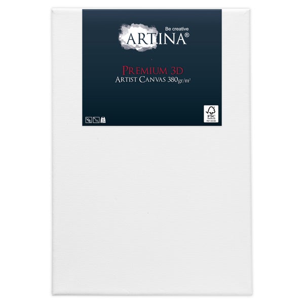 Artina Premium 3D Künstlerleinwand, 380 Gramm pro Quadratmeter