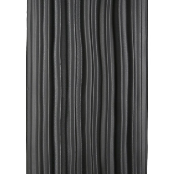Vase GILDE Höhe 46 cm schwarz Keramik