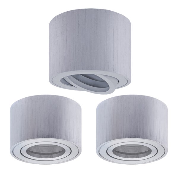 Oktaplex LILE Aluminium Aufbraurahmen 3 Stück