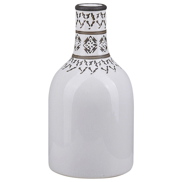 Blumenvase ANKON Steinzeug 25 cm Weiß