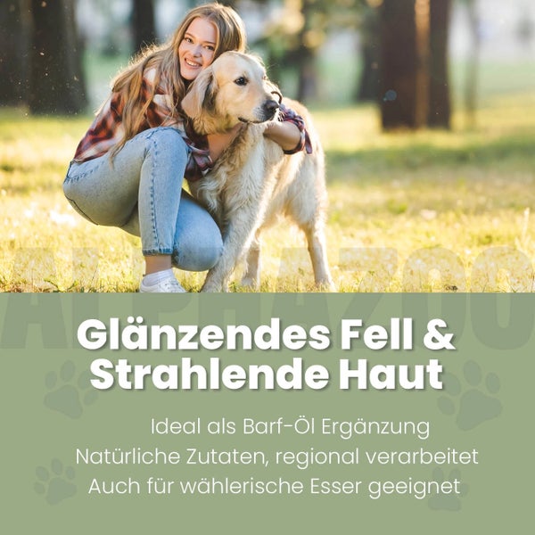 alphazoo Alpha-Zegg Futteröl für Hunde 250ml