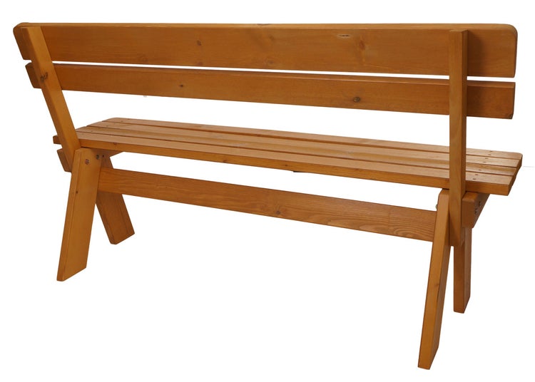 Holzbank für den Garten