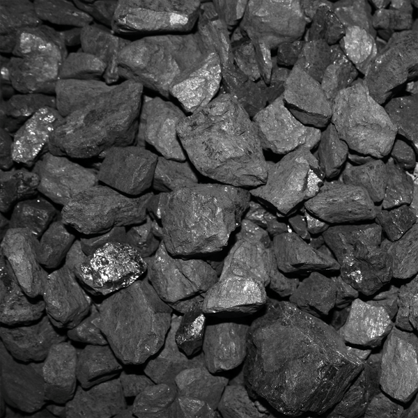 Nahaufnahme von Anthrazit-Brennstoff