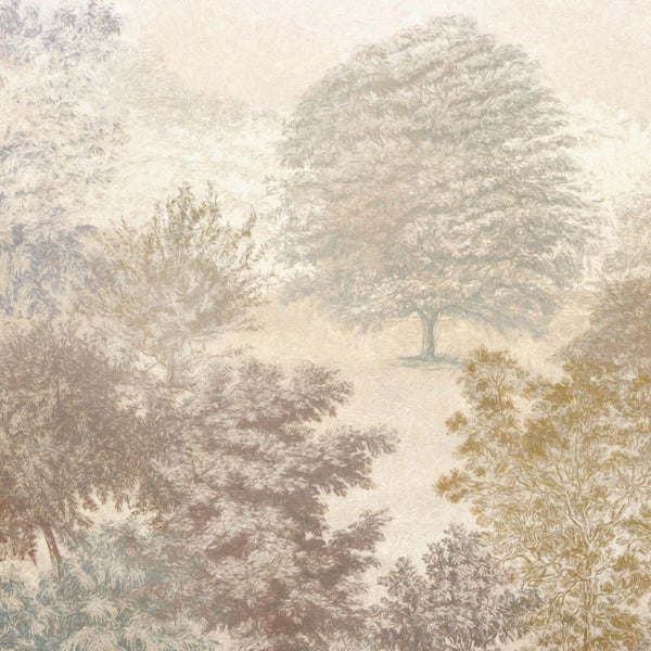 Tapete mit Waldmotiv