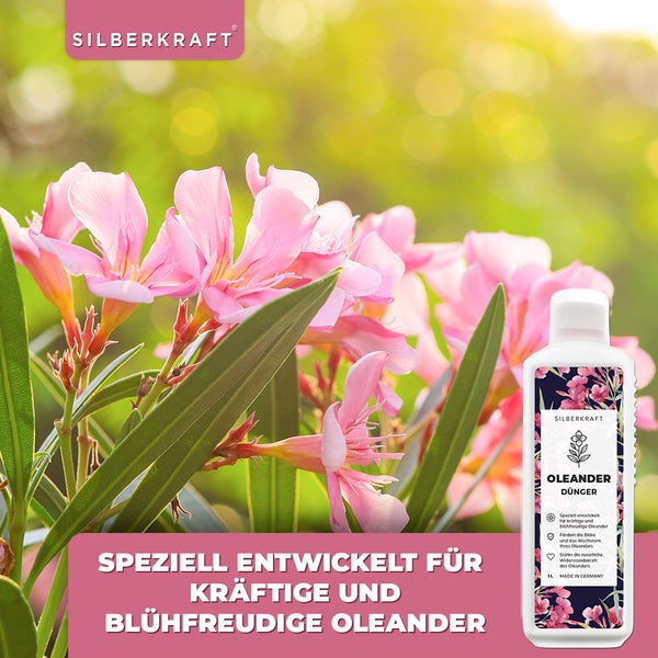 SILBERKRAFT Oleander Dünger – Für gesunde Oleander – 1 Liter
