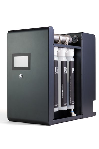 Wasserfilter Aqua Home, Umkehrosmoseanlage für Zuhause. Integrierbare Wasseraufbereitungsanlage für die Nutzung mit Haushaltsgeräten.