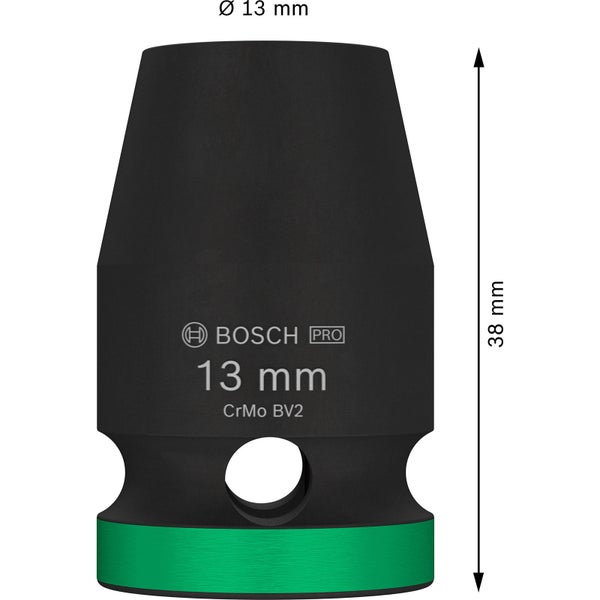 Bosch PRO Impact Socket 1/2 13 mm Standard - 2608003046