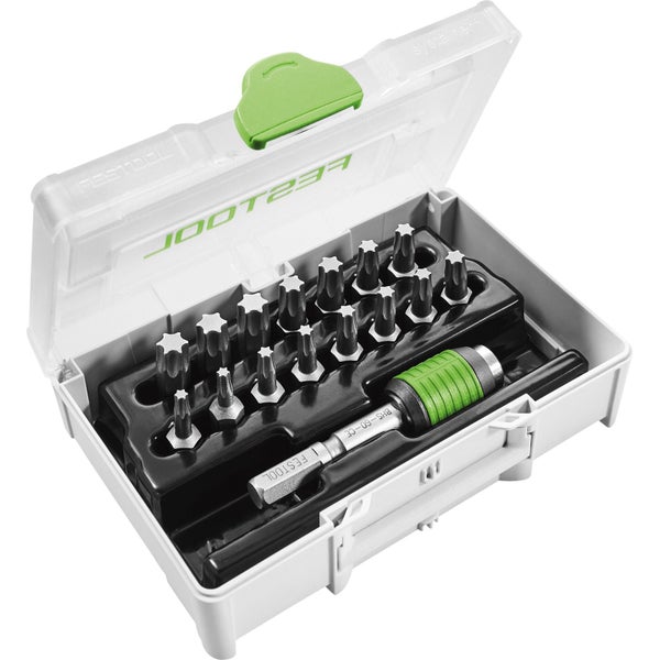 Festool Bit-Sortiment im Koffer mit verschiedenen Schrauberbits