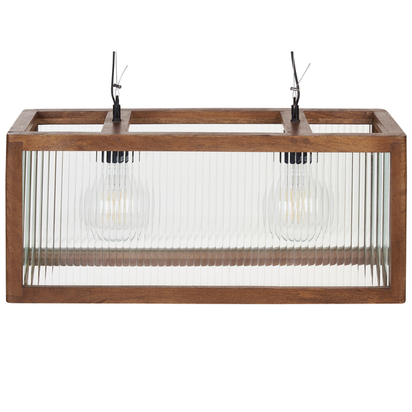 Hängeleuchte PENNA Mango Holz Braun