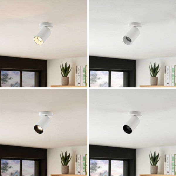 Deckenleuchte mit verschiedenen Beleuchtungsstärken in einem Raum