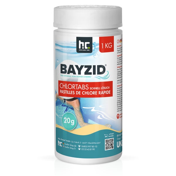 Bayzid Chlortabletten, 1 kg Dose