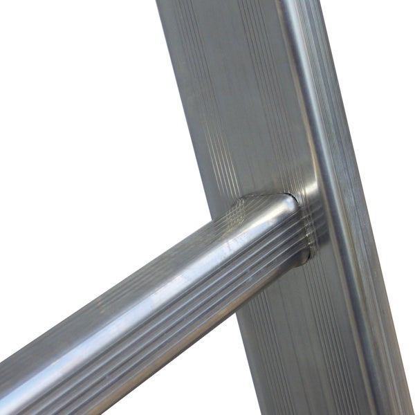Detailansicht einer Aluminiumleiter