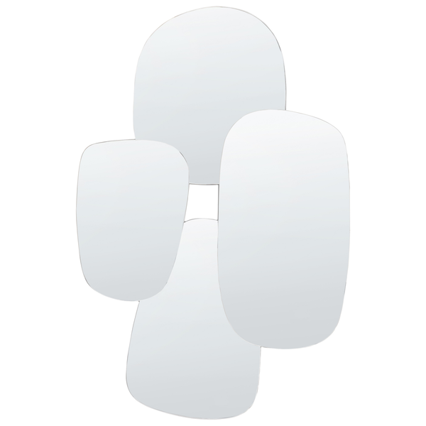 Wandspiegel VOUZON 80 cm 120 cm Silber