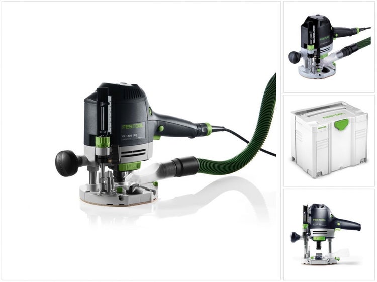 Festool OF 1400 EBQ-PLUS Oberfräse 1400W 70mm Hub im Systainer + Zubehör ( 574341 )