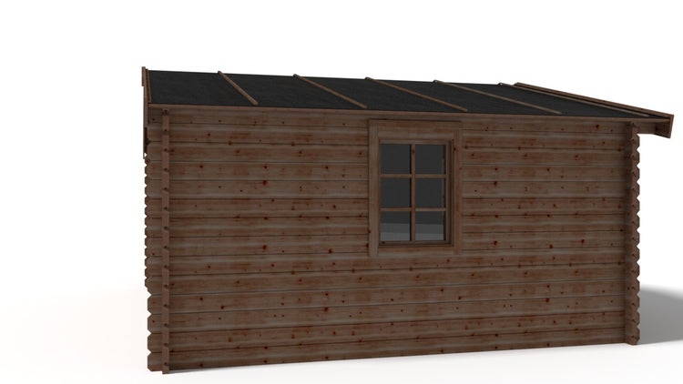 Gartenhaus, Gerätehaus 20m2 - 5x4m - 45mm - Imprägniert