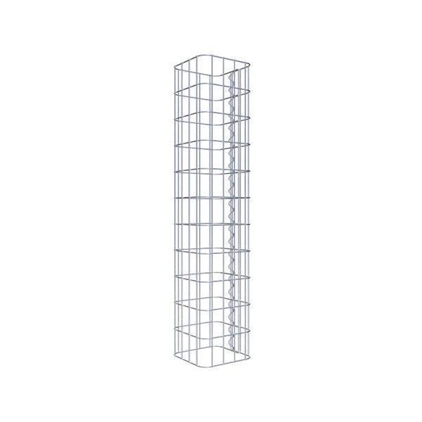Gabionensäule 22 x 22 cm, MW 5 x 10 cm eckig - Höhe: 1,10 m