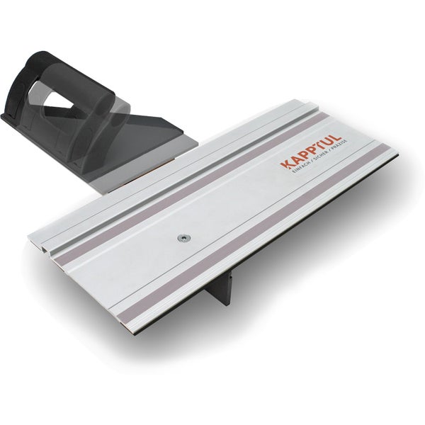 Hand hält Schiene für Fliesenschneider mit Inbusschlüssel