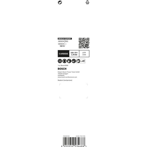 Bosch Expert Vehicle Rescue S 957 CHM Säbelsägeblatt - 2608900378