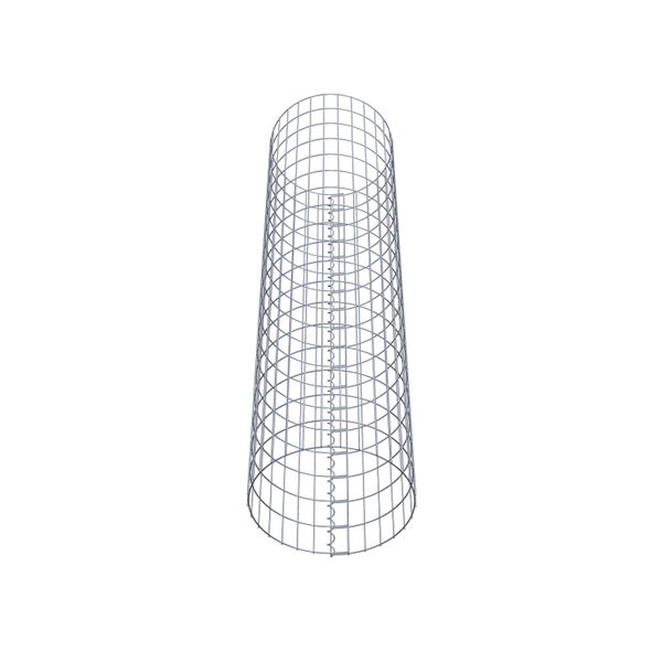Gabionensäule Durchmesser 47 cm, MW 5 x 10 cm rund - Höhe: 1,80 m