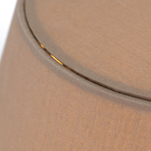 Nahaufnahme eines Lampenschirms aus Stoff