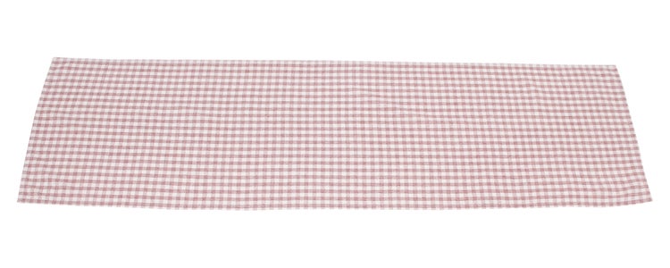 FRANK FLECHTWAREN|Tischläufer Vintage Karo, 40 x 140 cm, BAUMWOLLE, LEINEN