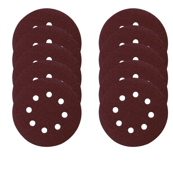 Schleifpapier mit acht Löchern im Set