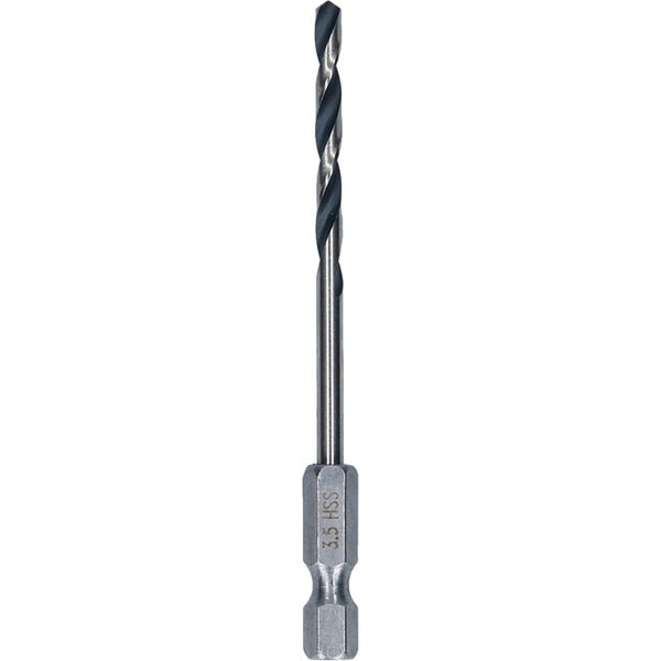 Bosch 10x HSS PointTeQ Hex Sechskantbohrer 3,5 x 39 x 79 mm - 2608577542