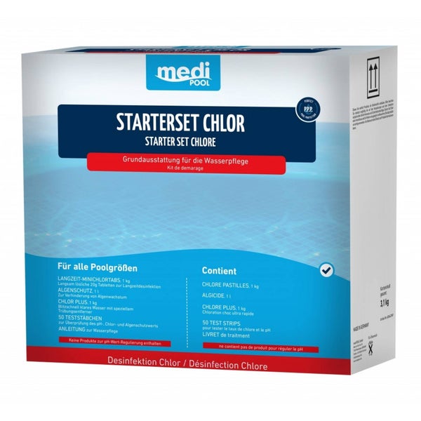mediPool - Starter Set - Chlor (mit Chlor PLUS) 3,1 kg