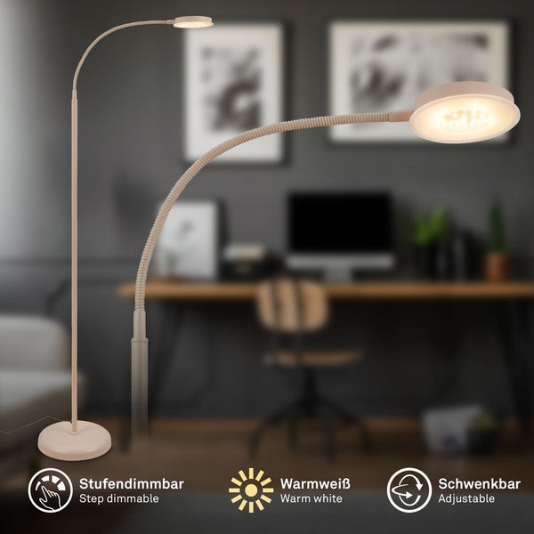 LED Stehlampe LED Stehleuchte Standleuchte Wohnzimmer Dimmbar Touch Leselampe