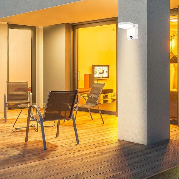 V-TAC VT-11020S-RD-W - Drehbare LED-Wandleuchten mit Sensor - IP65 - Weiß - 17W - 2520 Lumen - 4000K