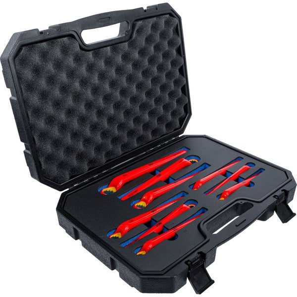 Steckschlüsselsatz in einem schwarzen Werkzeugkoffer