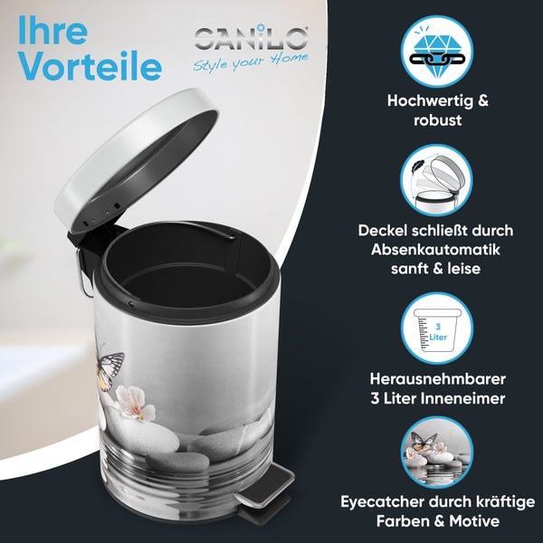 Sanilo Kosmetikeimer 3L mit Absenkautomatik Vanesa