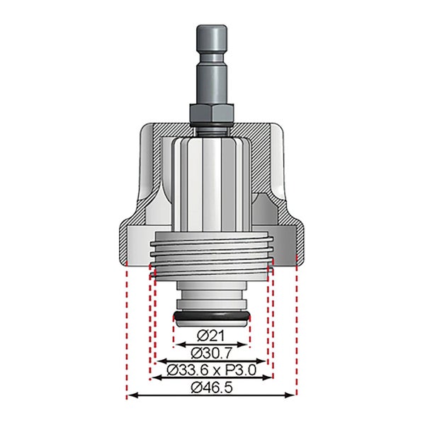 BGS Adapter Nr. 19 für Art. 8027 / 8098 für Toyota - 8027-19