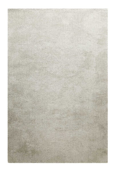 Teppich Hellgrau Creme Hochflor Pisa Homie Living 70x140 cm