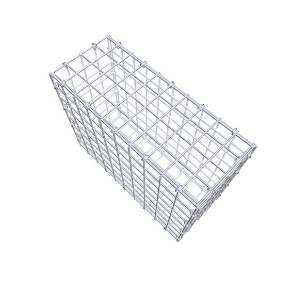 Gabione 50 cm x 40 cm x 20 cm (L x H x T), Maschenweite 5 cm x 5 cm, C-Ring