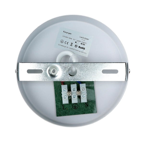 Deckenbefestigung für Leuchte, inklusive Klemmen