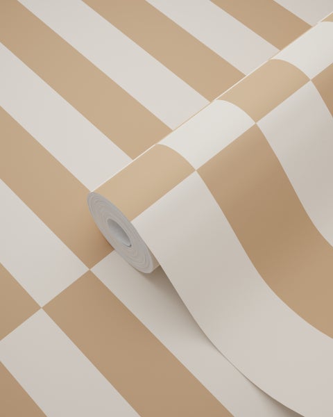 Tapetenrolle mit Streifenmuster