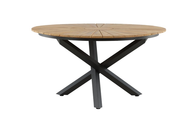 Mexico Esstisch Ø140 cm schwarz, natur. 140 X 140 X 75 cm