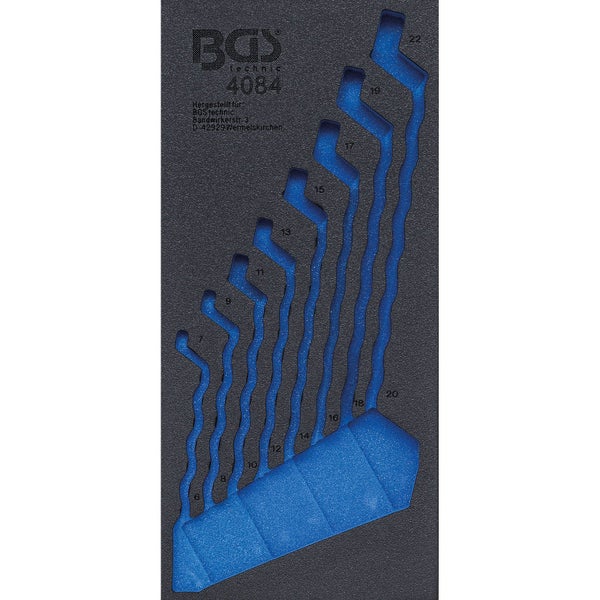 BGS Werkstattwageneinlage 1/3 leer für Art. 4084 - 4084-1