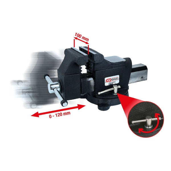 KS TOOLS Parallel-Schraubstock 4 - 914.0004