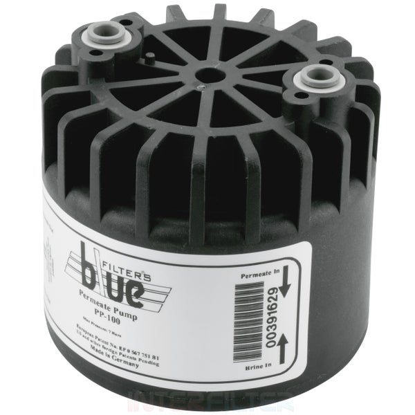 Permeatpumpe Blue Filters PP-100 für Umkehrosmoseanlagen aus Kunststoff zur Effizienzsteigerung