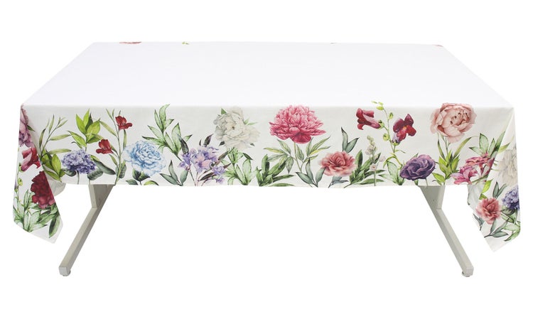 FRANK FLECHTWAREN | Tafeldecke Blumenwiese, BAUMWOLLE, 140 x 240 cm