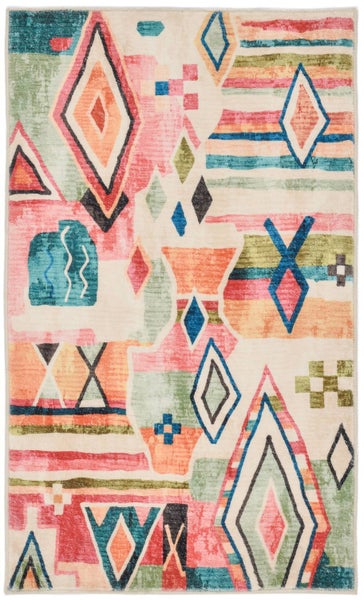 Farbenfrohe weiche Badematte Ariella Bunt 50x60 cm