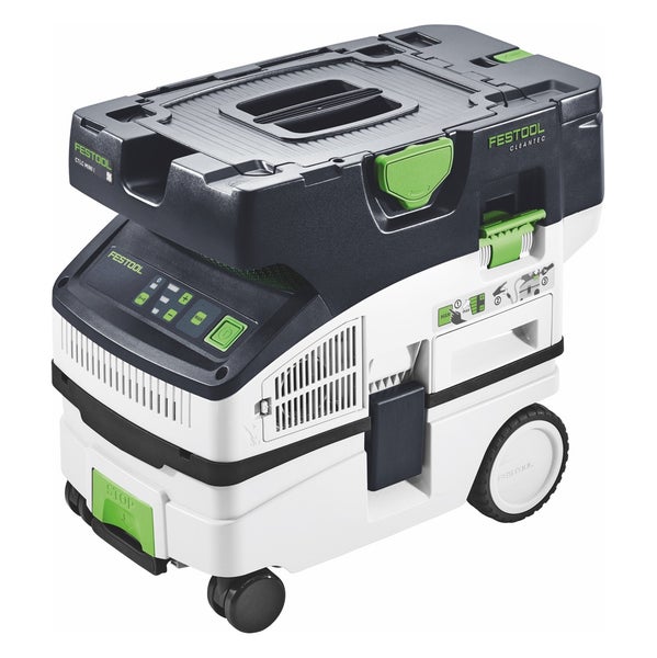 Festool CTLC MINI I-Basic Akku Absaugmobil 36 V ( 2x 18 V ) Staubkl. L + 2x Akku 5,0 Ah + Doppelladegerät + Systainer