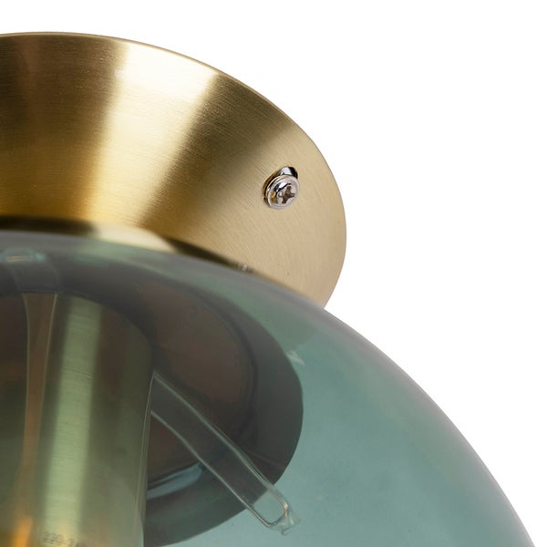 Deckenleuchte mit Glaskugelschirm