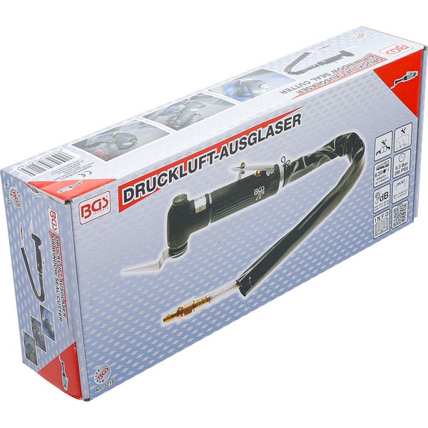 BGS Technic Druckluft Ausglaser in Verpackung zum Entfernen von Fahrzeugscheiben