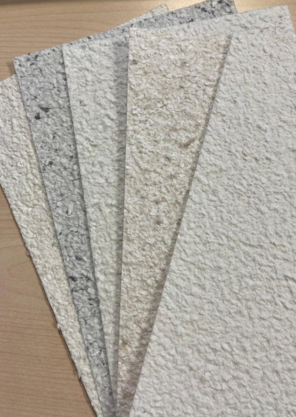 Floxxan Baumwollputz Montana 503 Cellulose - Farbe Weiss m. Anthrazit Putz Tapete Flüssigtapete 1Kg